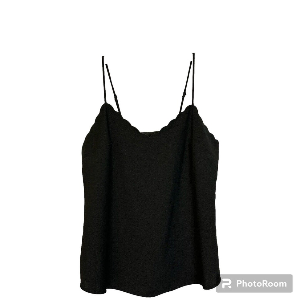 J. Crew Black White Polka Dot Print Tank Top Camisole Spaghetti Lot Of 2 Size 00 - Picture 4 of 16